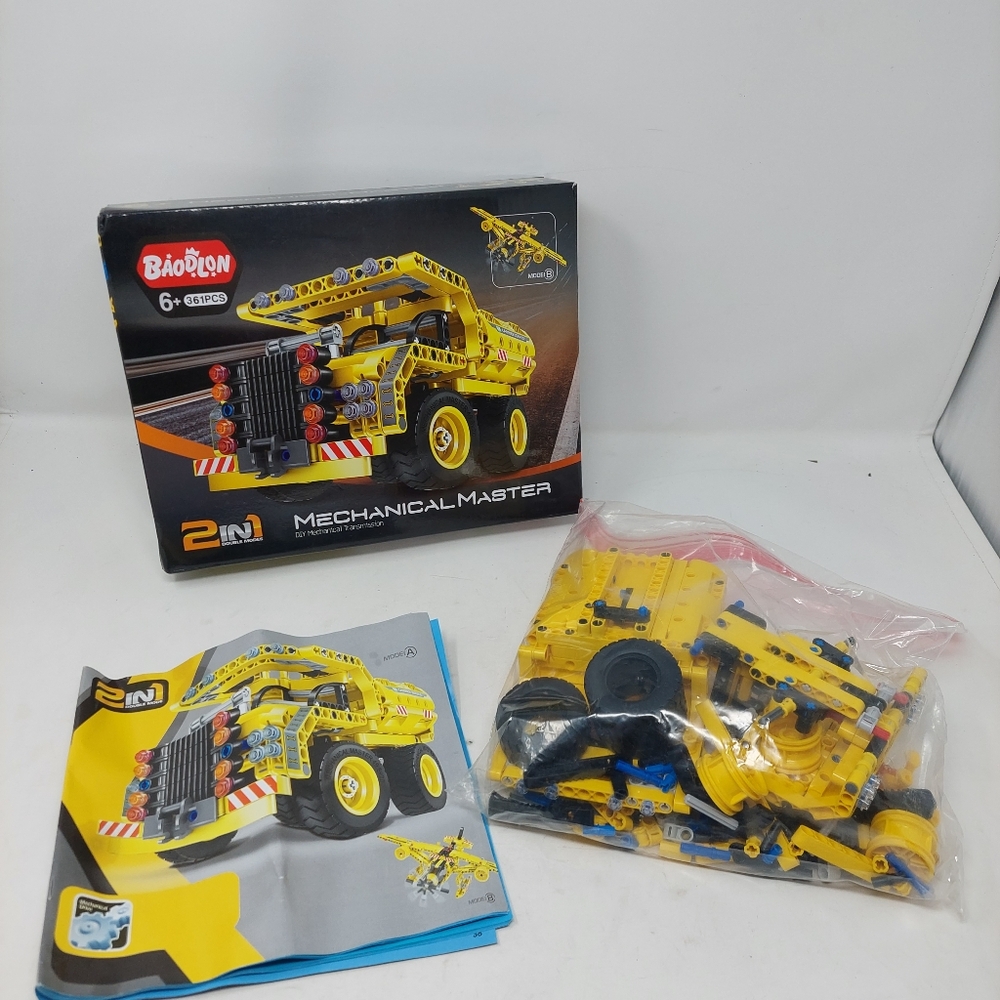 Baodlon Mechanical Master 2 In 1 Building Construction Set Manual Incomplete